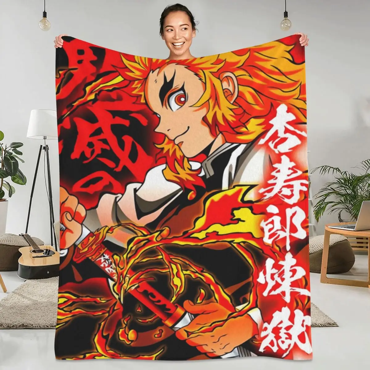 Demon Slayer Blankets Rengoku Kyojuro Anime Picnic Flannel Bedding Throws Warm Soft Bedroom Design Bedspread Birthday Present
Demon Slayer Blankets Rengoku Kyojuro Anime Picnic Flannel Bedding Throws Warm Soft Bedroom Design Bedspread Birthday Present