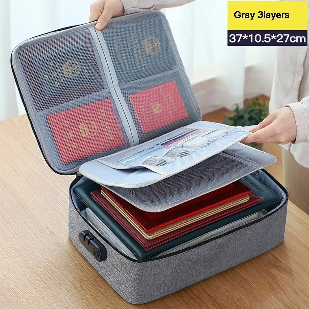Multi-Layer Document Storage Bag Family Large Capacity Multi-Function Storage Box Credit Card Driver License Travel Document Bag
Multi-Layer Document Storage Bag Family Large Capacity Multi-Function Storage Box Credit Card Driver License Travel Document Bag