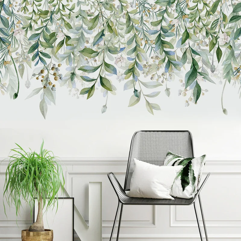 Large Green Vine Wall Stickers for Bedroom Living rooms Sofa TV Background Wall Decor Leaves Plants Wall Decals Home Decoration
Large Green Vine Wall Stickers for Bedroom Living rooms Sofa TV Background Wall Decor Leaves Plants Wall Decals Home Decoration