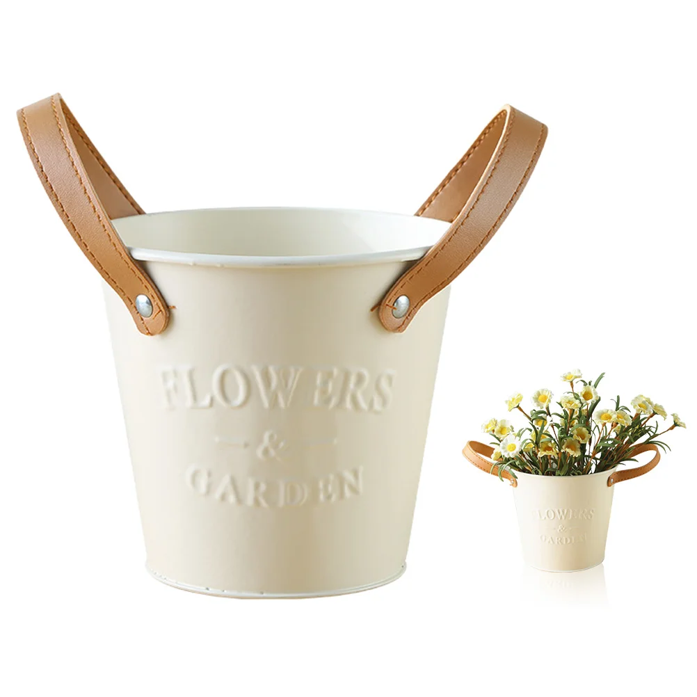 Flower Pot Iron Metal Retro Planting Flower Pot Iron Flower Vase Fresh Flower Bucket Garden Supplies
Flower Pot Iron Metal Retro Planting Flower Pot Iron Flower Vase Fresh Flower Bucket Garden Supplies