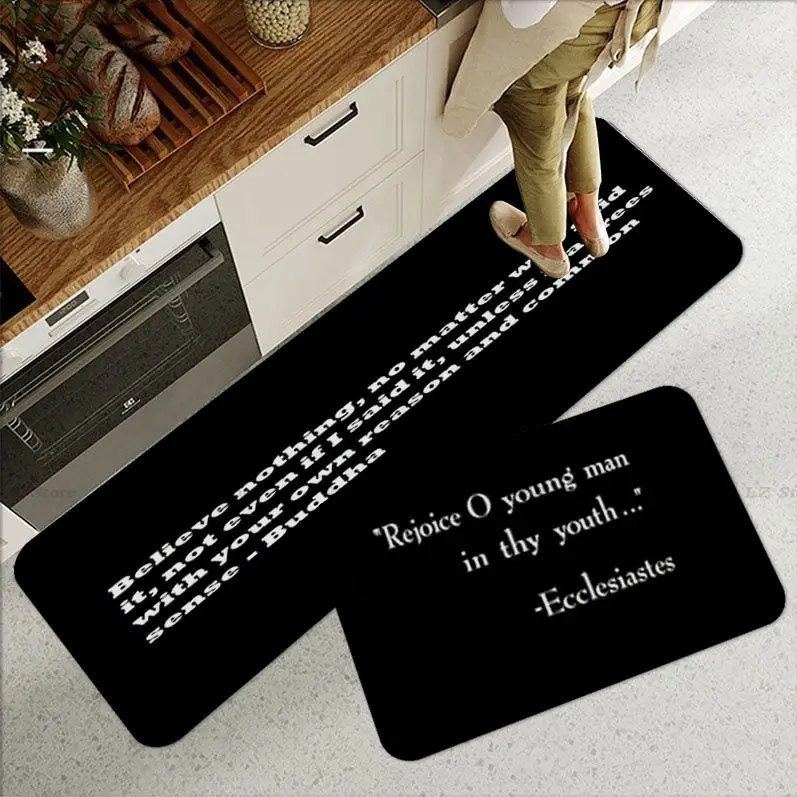 Quotes Sentences Kitchen Mat Washable Non-Slip Living Room Sofa Chairs Area Mat Kitchen Hotel Decor Mat
Quotes Sentences Kitchen Mat Washable Non-Slip Living Room Sofa Chairs Area Mat Kitchen Hotel Decor Mat