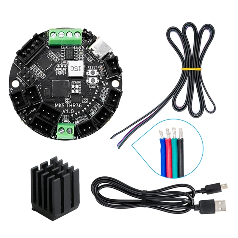 Плата расширения материнской платы 3D-принтера-Klipper MKS UTC + THR36/THR3642 CAN плата управления MCU принимает RP2040
Плата расширения материнской платы 3D-принтера-Klipper MKS UTC + THR36/THR3642 CAN плата управления MCU принимает RP2040