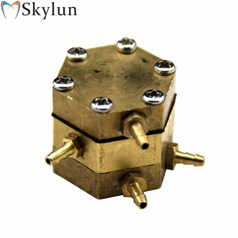 SKYLUN 2PCS Dental Hexagonal Hexagon Water Air Valve Single Air Control Valve Dental Chair Unit with 3mm connectors SL1213
SKYLUN 2PCS Dental Hexagonal Hexagon Water Air Valve Single Air Control Valve Dental Chair Unit with 3mm connectors SL1213
