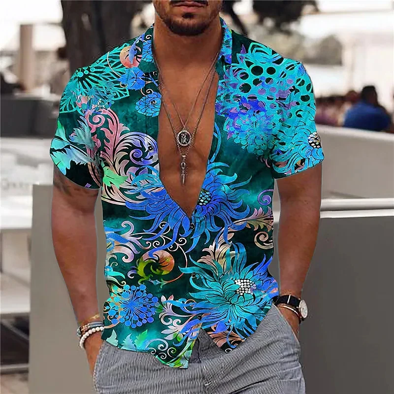 Shirt For Men Graphic Tee 2022 New Men's Hawaiian Shirt 3d Floral Beach Holiday Casual Short Sleeve Summer Oversized Fashion Top
Shirt For Men Graphic Tee 2022 New Men's Hawaiian Shirt 3d Floral Beach Holiday Casual Short Sleeve Summer Oversized Fashion Top