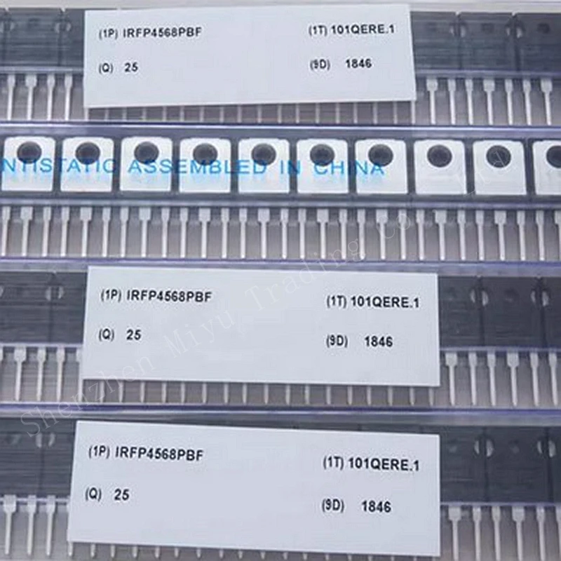 

10pcs IRFP4568 Original MOSFET MOSFT N-Channel 150V 171 5.9mOhm 151nC Qg TO-247 IRFP4568PBF MOS Transistor