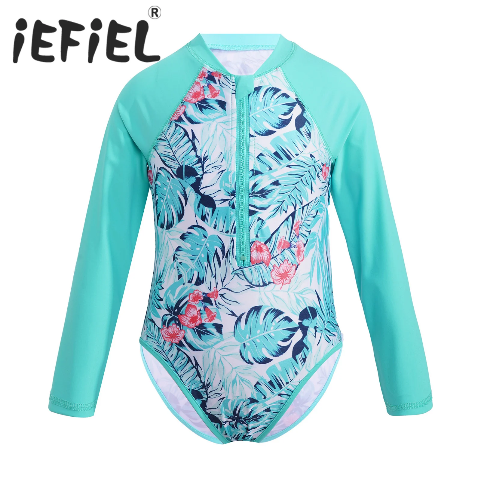 Kids Girls Swimwear Swimsuit Bodysuit Floral Printed Zippered Long Sleeve Beachwear Leotard Summer Bathing Suits Rash Guards
Kids Girls Swimwear Swimsuit Bodysuit Floral Printed Zippered Long Sleeve Beachwear Leotard Summer Bathing Suits Rash Guards