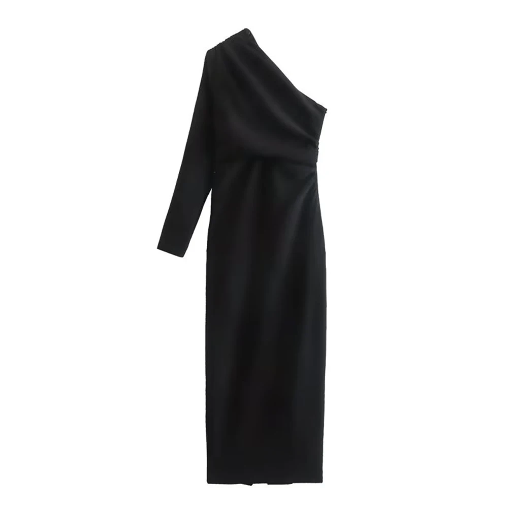PB&ZA Women 2022 New Fashion Long Dress Asymmetrical Ladies Vintage Elegant Dresses Slim Fit One-Shoulder Party Mujer Vestidos
PB&ZA Women 2022 New Fashion Long Dress Asymmetrical Ladies Vintage Elegant Dresses Slim Fit One-Shoulder Party Mujer Vestidos