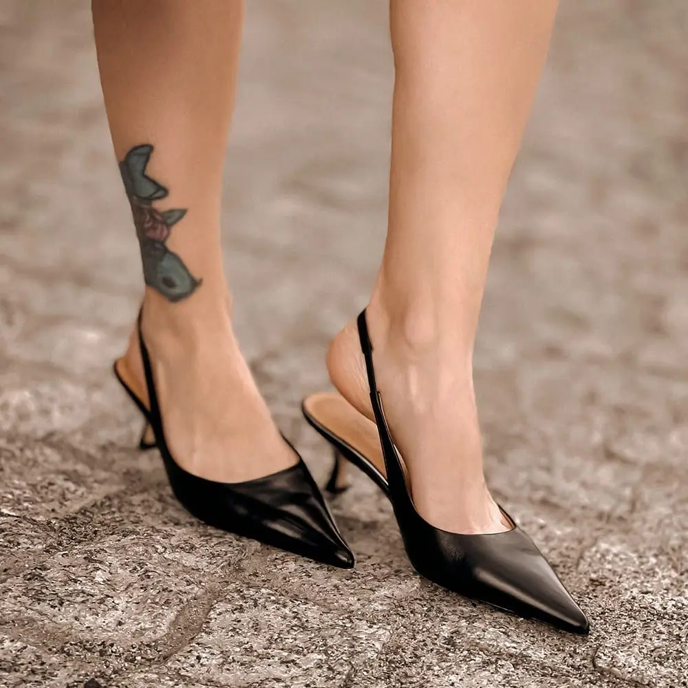 Original Intention Kitten Heels Women Sandals Pointed Toe Mid Heel Slingback Spring Summer Purple Fuchsia Shoes Woman Size 3-15 
Original Intention Kitten Heels Women Sandals Pointed Toe Mid Heel Slingback Spring Summer Purple Fuchsia Shoes Woman Size 3-15