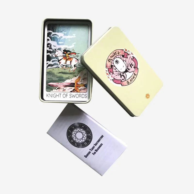 78 Card Third Eye Tarot Card Fate Divination Family Party Paper Game Tarot And Tin Box Gilded Edge Tarot Choice 78 Card Deck
78 Card Third Eye Tarot Card Fate Divination Family Party Paper Game Tarot And Tin Box Gilded Edge Tarot Choice 78 Card Deck