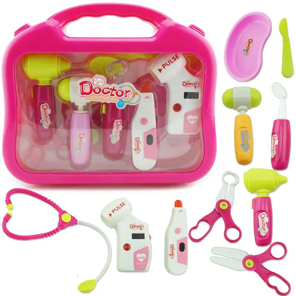 Children Medical Pretend Doctor Kit Play Toy Set&Case Doctor Nurse Play Games Playset Toys Accessory For Kids Gifts
Children Medical Pretend Doctor Kit Play Toy Set&Case Doctor Nurse Play Games Playset Toys Accessory For Kids Gifts