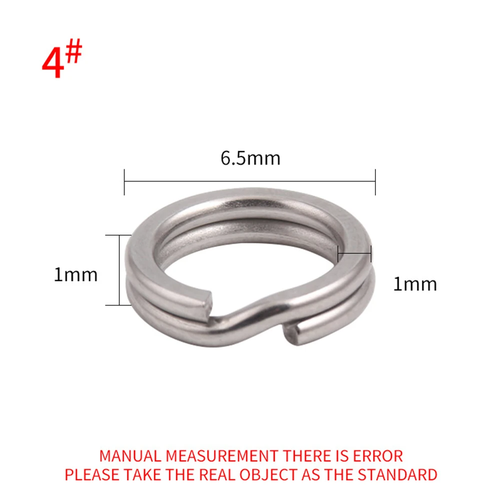 Fishing Outdoor Sports Connector Split Ring Split Ring 50 Pcs Accessories Connector Double Split Lure Silver Snap
Fishing Outdoor Sports Connector Split Ring Split Ring 50 Pcs Accessories Connector Double Split Lure Silver Snap