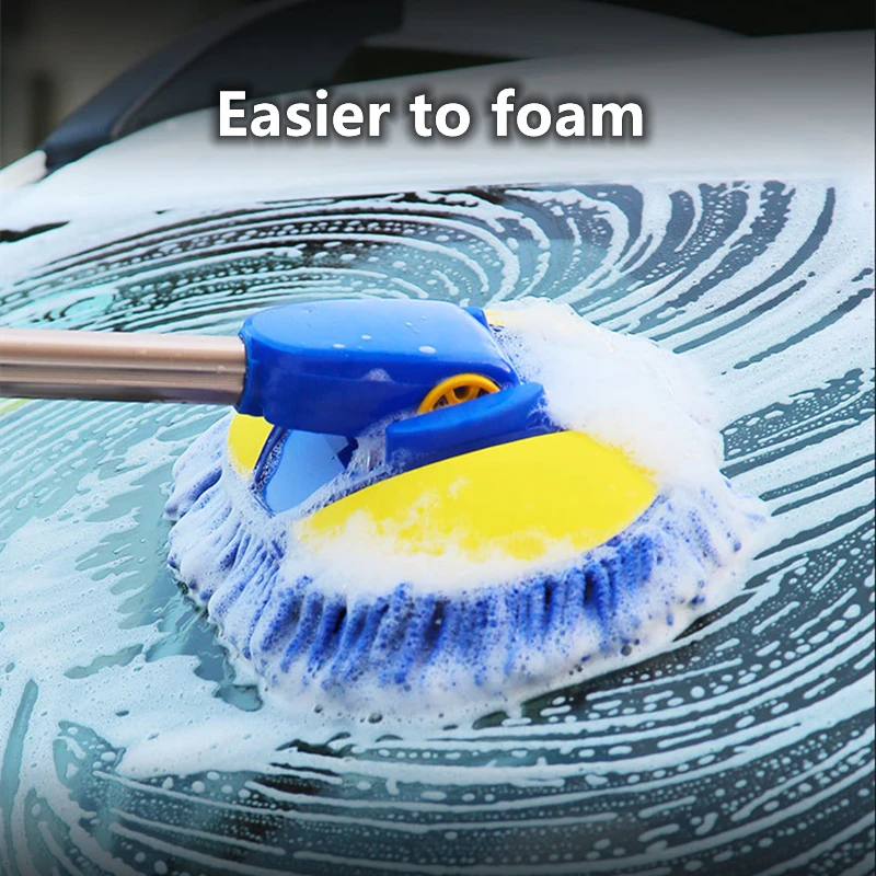 Car Rotatable Cleaning Brush Adjustable Telescoping Long Handle Cleaning Mop Chenille Broom Wash Brush Auto Accessories
Car Rotatable Cleaning Brush Adjustable Telescoping Long Handle Cleaning Mop Chenille Broom Wash Brush Auto Accessories