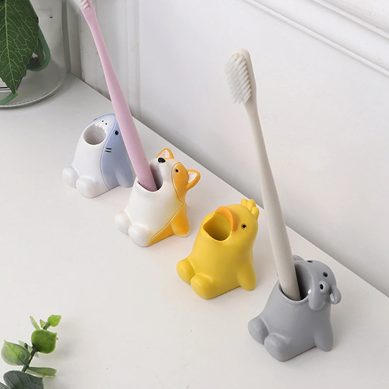 Mini Cute Toothbrush Holder Multi-Function Storage Stand Makeup Pen Holder For Home Bathroom Decoration 
Mini Cute Toothbrush Holder Multi-Function Storage Stand Makeup Pen Holder For Home Bathroom Decoration