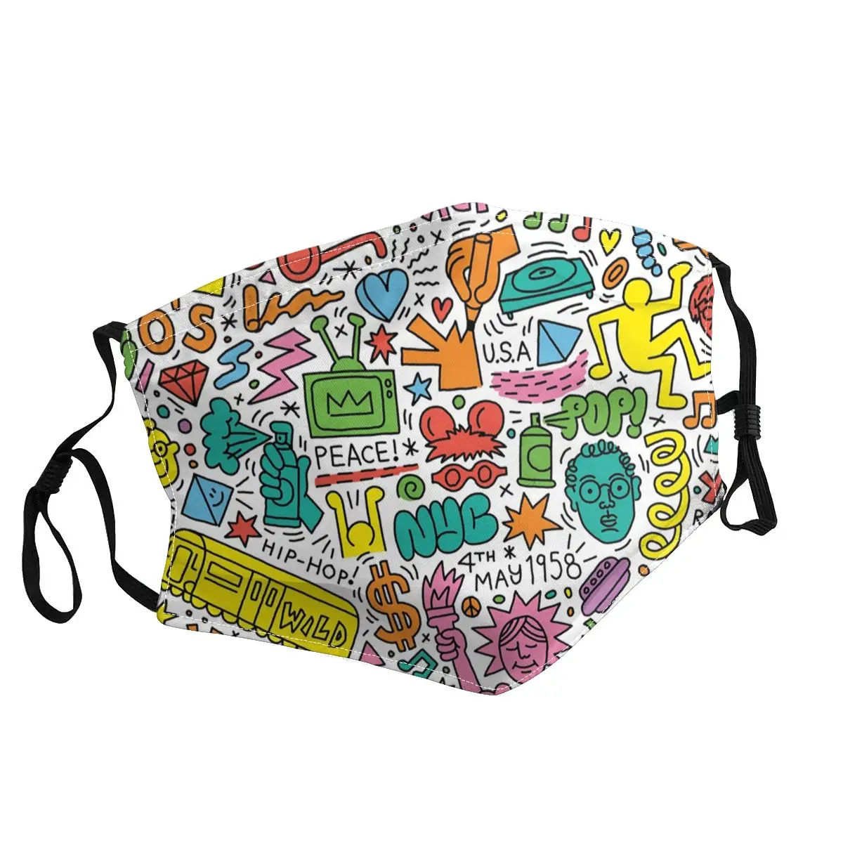 Keiths Dancer Graffiti Washable Face Mask Abstract Dance Mickey Haring Mask Men Women Protection Cover Respirator Mouth Muffle
Keiths Dancer Graffiti Washable Face Mask Abstract Dance Mickey Haring Mask Men Women Protection Cover Respirator Mouth Muffle