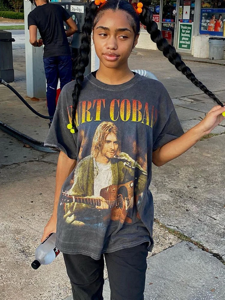 Sifreyr Summer Oversized T Shirt Women Retro Fashion Print Short Sleeve Loose Top Tee Harajuku Streetwear Y2K Aesthetic T-shirts
Sifreyr Summer Oversized T Shirt Women Retro Fashion Print Short Sleeve Loose Top Tee Harajuku Streetwear Y2K Aesthetic T-shirts