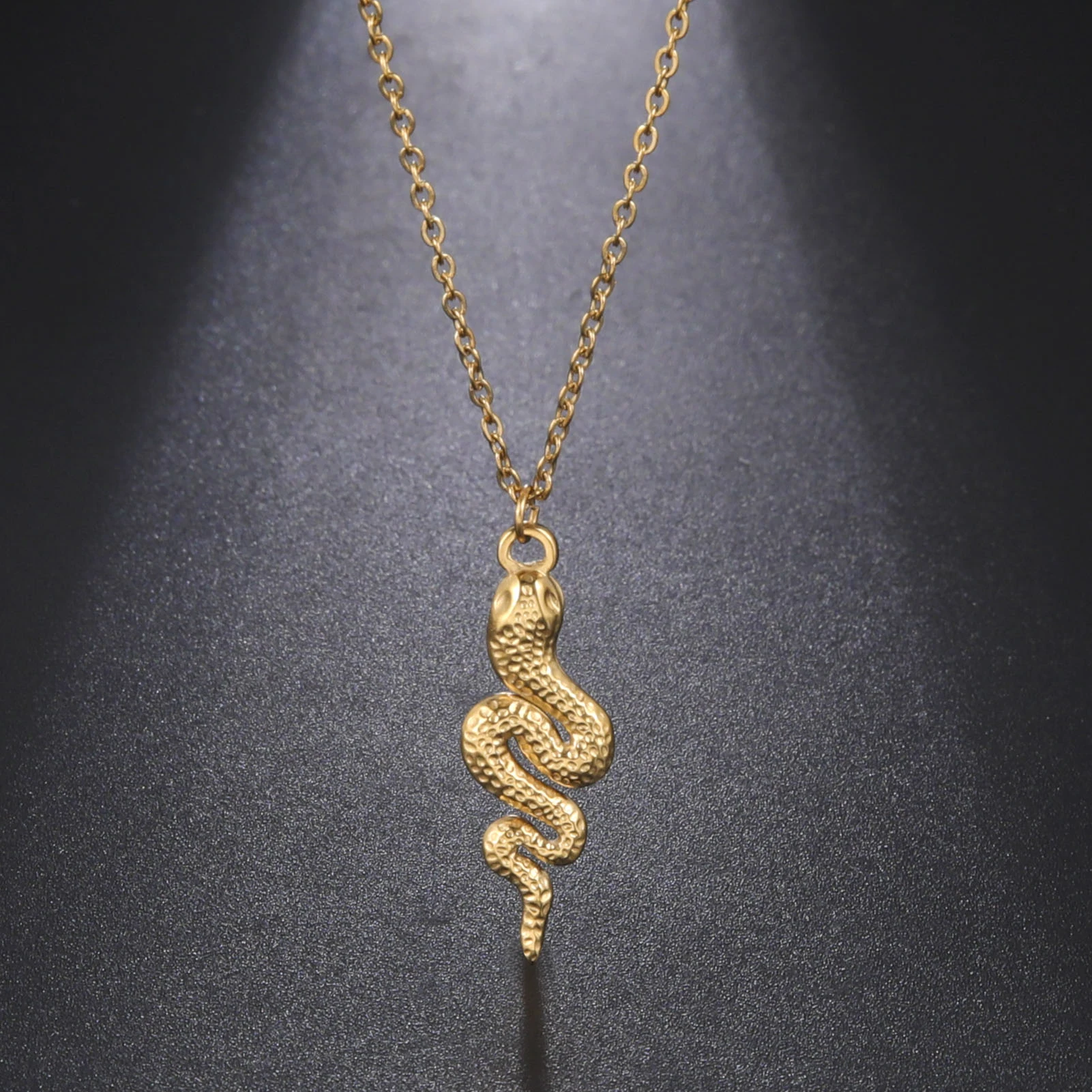 Women's Exquisite Snake Animal Necklace Stainless Steel Plaid Collar Choke Ring Men's Fashion Jewelry Accessories
Women's Exquisite Snake Animal Necklace Stainless Steel Plaid Collar Choke Ring Men's Fashion Jewelry Accessories