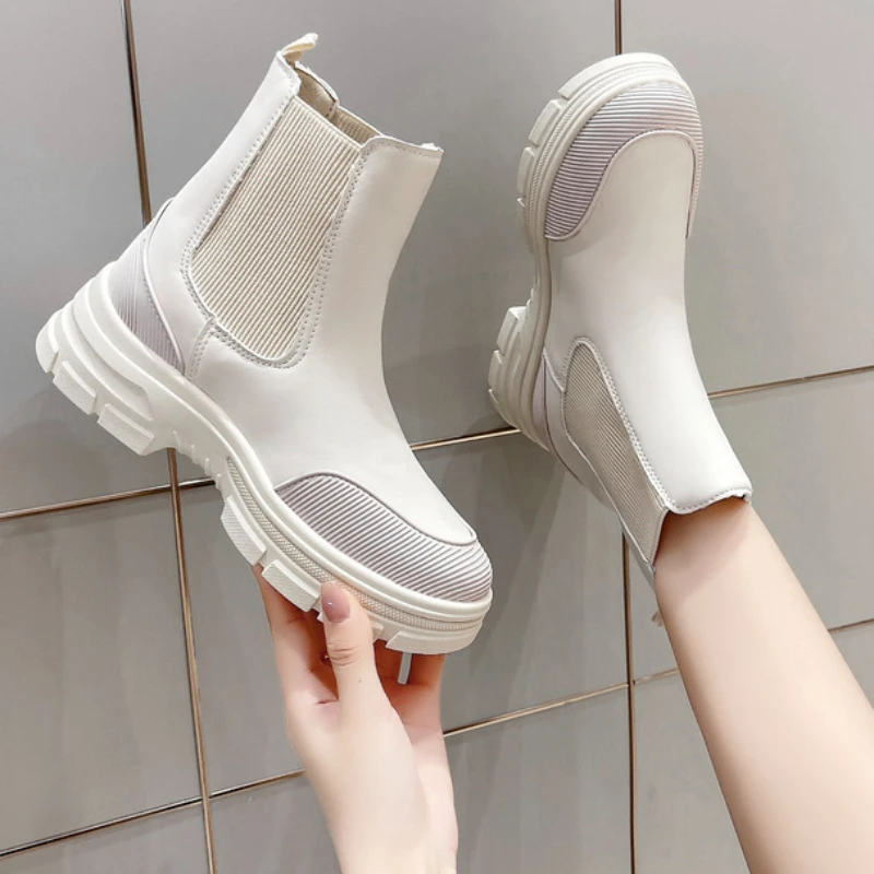 Women's Boots 2022 Spring and Autumn Fashion Boots Slip-on Leisure Boots of Women Non-slip Comfortable Wild Chelsea Boots Women 
Women's Boots 2022 Spring and Autumn Fashion Boots Slip-on Leisure Boots of Women Non-slip Comfortable Wild Chelsea Boots Women