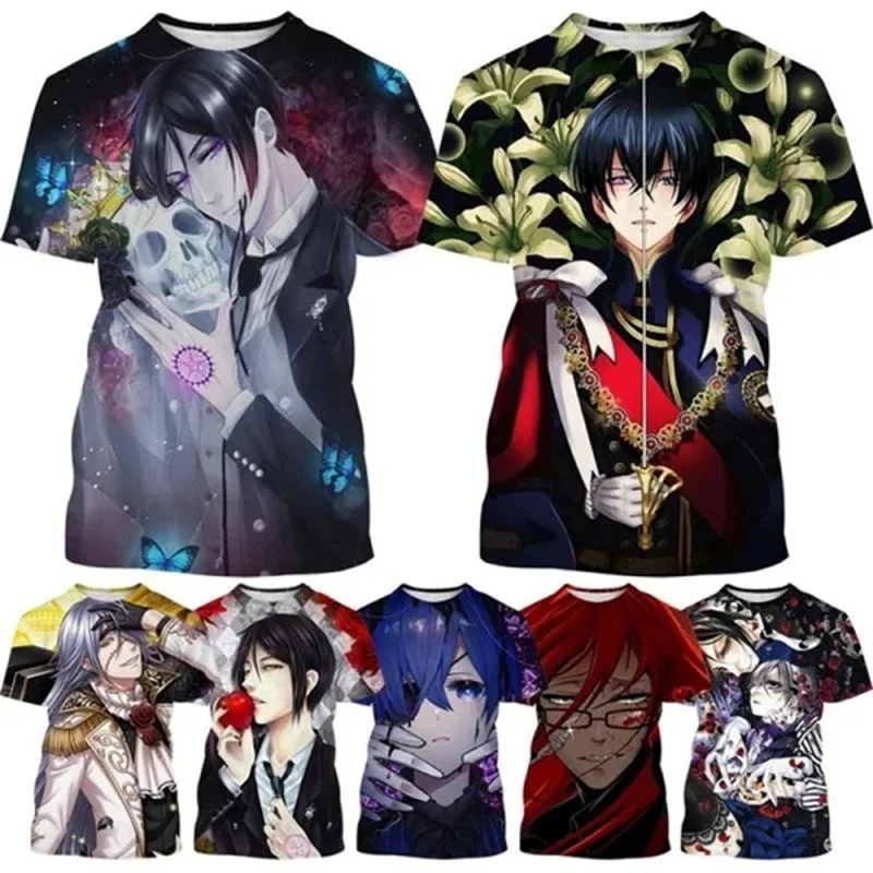 Black Butler 3D Printed T Shirt Cute Funny Cool Casual Fashion T Shirt Unisex Short Sleeve Crew Neck Sports Men Women Kids Top 
Black Butler 3D Printed T Shirt Cute Funny Cool Casual Fashion T Shirt Unisex Short Sleeve Crew Neck Sports Men Women Kids Top