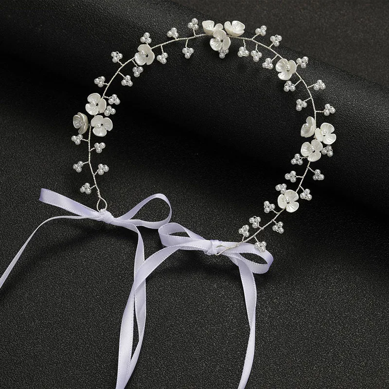 

Floralbride Handmade Wired Rhinestones Crystal Flower Bridal Headband Hair Vine Wedding Headpieces Women Bridesmaids Jewelry