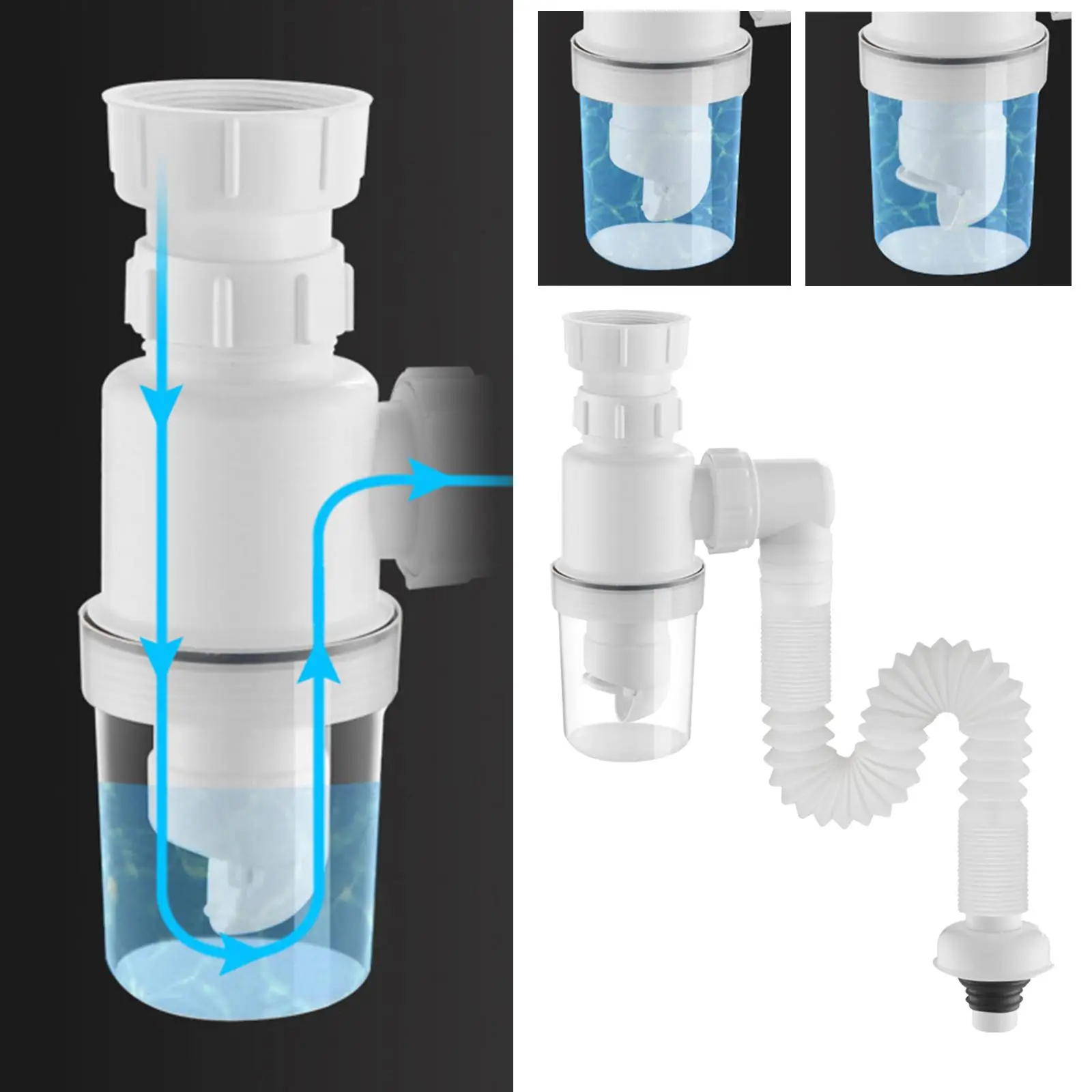Universal Sink Drain Pipe Expandable Flexible Plumbing Pipe Sink Sewer Drain Pipe for Hotel Kitchen Wash Basin Sink Residences
Universal Sink Drain Pipe Expandable Flexible Plumbing Pipe Sink Sewer Drain Pipe for Hotel Kitchen Wash Basin Sink Residences