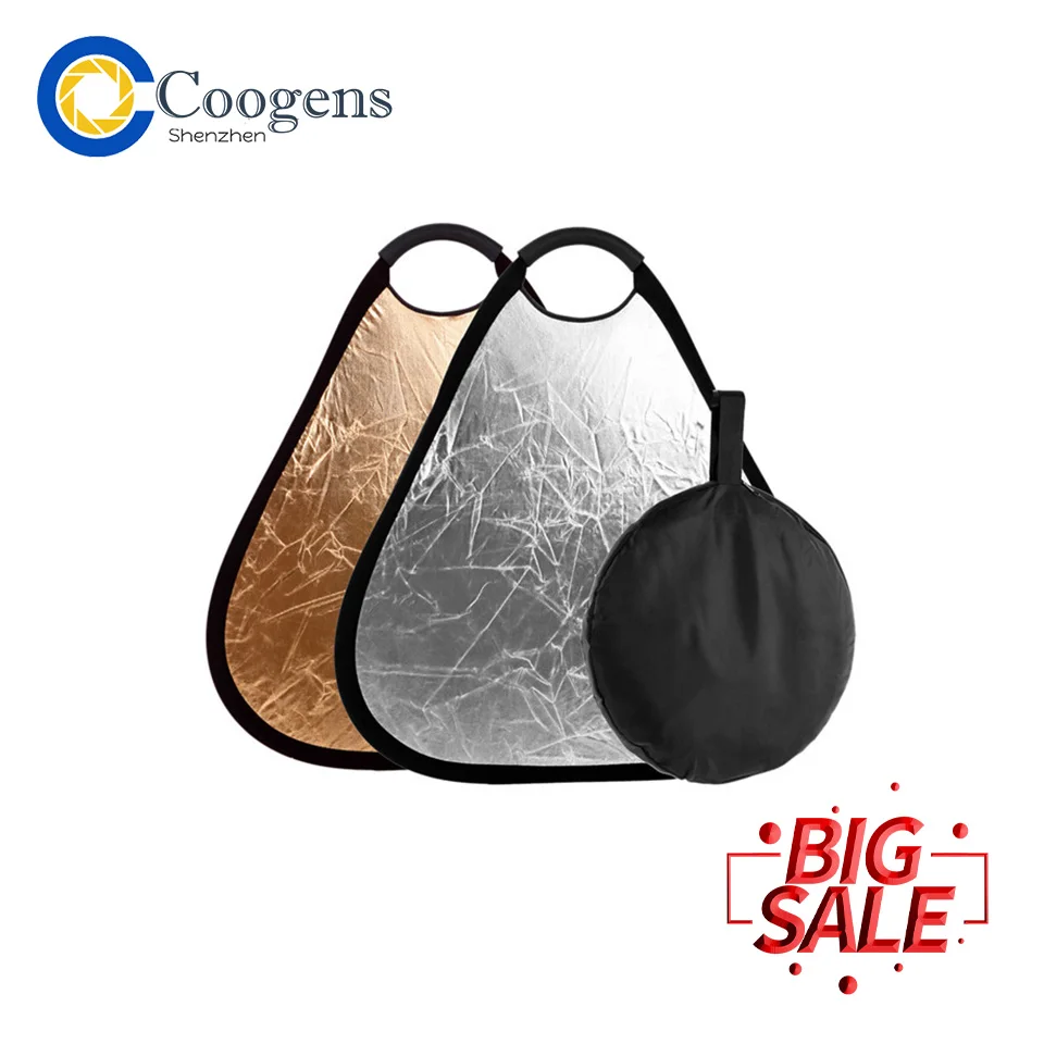 2in1 80cm Gold/Silver Portable Folding Handheld Photograph Reflector With bag Photography Reflector Accessories
2in1 80cm Gold/Silver Portable Folding Handheld Photograph Reflector With bag Photography Reflector Accessories