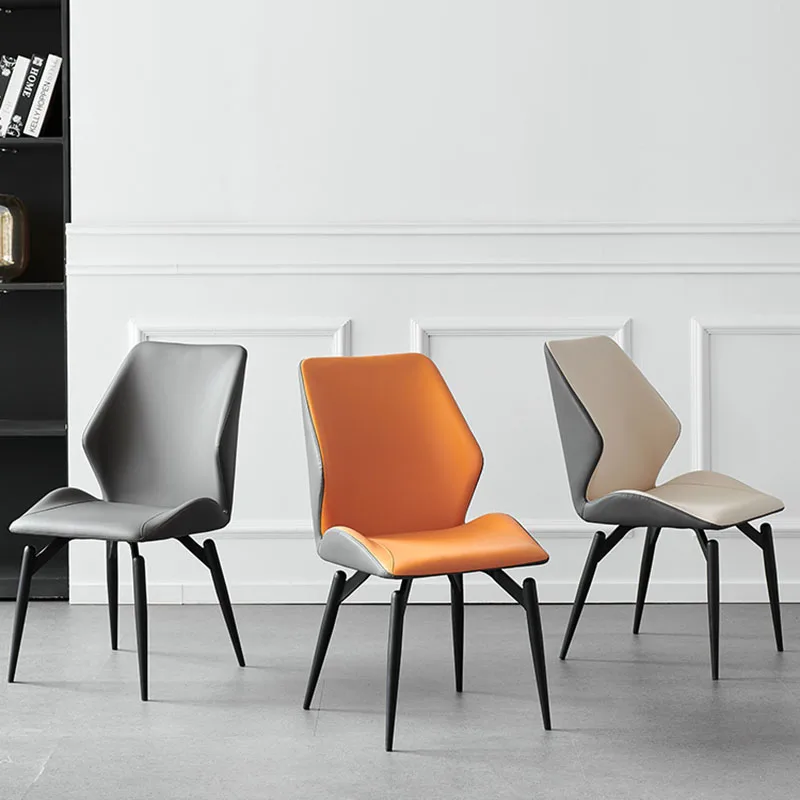 Luxury Dining Room Chairs Designer Modern Leather Soft Dining Chairs Backrest Sillas De Cocina Kitchen Furniture Set CC50CY
Luxury Dining Room Chairs Designer Modern Leather Soft Dining Chairs Backrest Sillas De Cocina Kitchen Furniture Set CC50CY