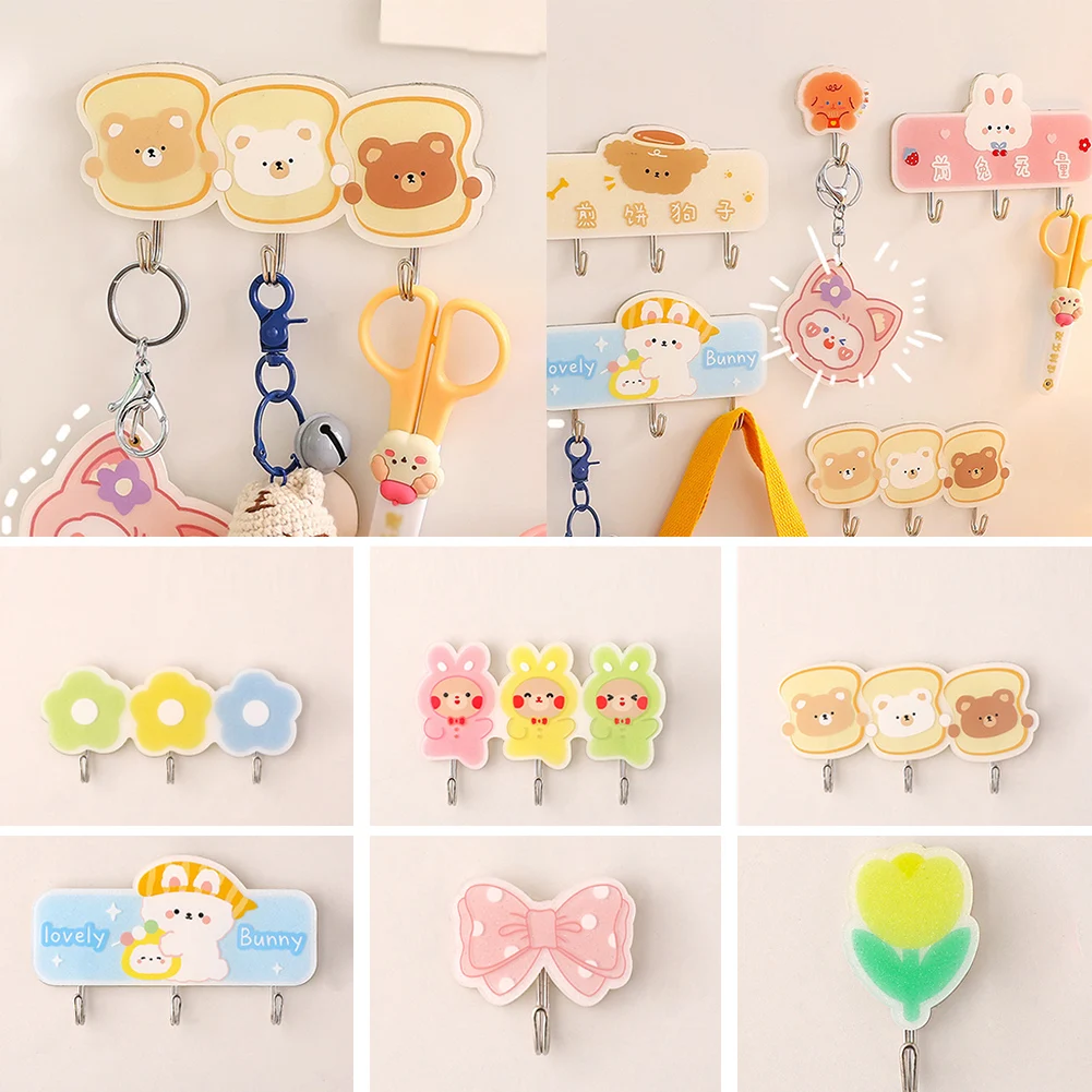 Cartoon Acrylic Self Adhesive Hanging Hook Cute Key Hanger Kitchen Bathroom Organizers Door Bedroom Wall Hook With Adhesive
Cartoon Acrylic Self Adhesive Hanging Hook Cute Key Hanger Kitchen Bathroom Organizers Door Bedroom Wall Hook With Adhesive