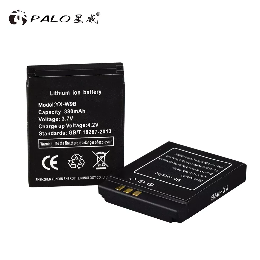 PALO Durable Smart Watch Battery LQ-S1 YX-W9B 3.7V 380mAh Rechargeable Li-ion Polymer Battery For Smart Watch DZ09
PALO Durable Smart Watch Battery LQ-S1 YX-W9B 3.7V 380mAh Rechargeable Li-ion Polymer Battery For Smart Watch DZ09