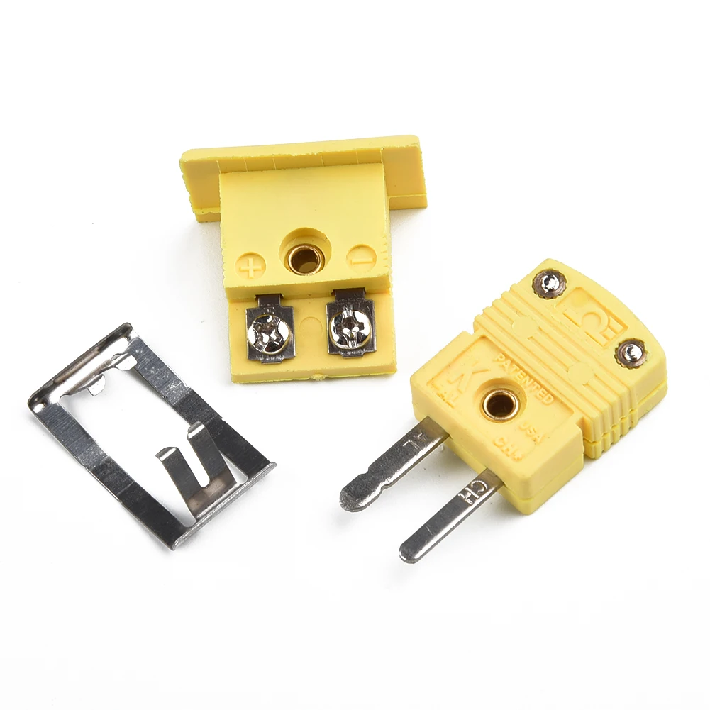 Yellow Thermocouple Socket Shell Plug Adaptor Mini Thermometer Universal K-Type Miniature Panel Mount Alloy Nylon
Yellow Thermocouple Socket Shell Plug Adaptor Mini Thermometer Universal K-Type Miniature Panel Mount Alloy Nylon