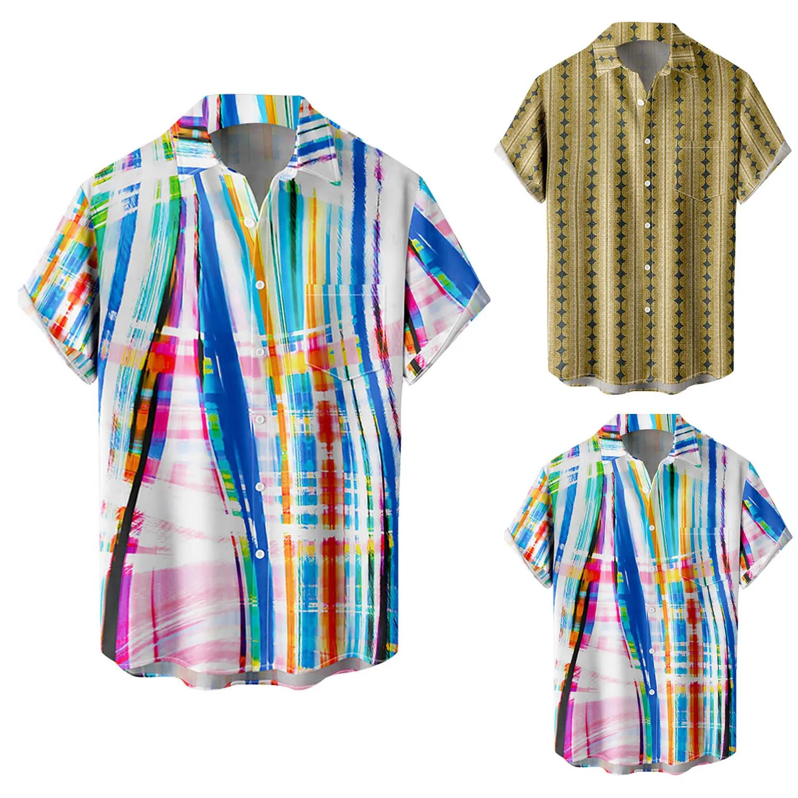 Мужская Модная и удобная рубашка с 3D Цифровым принтом, отложным воротником и пряжкой, рубашка с коротким рукавом, Цветочная рубашка
Мужская Модная и удобная рубашка с 3D Цифровым принтом, отложным воротником и пряжкой, рубашка с коротким рукавом, Цветочная рубашка