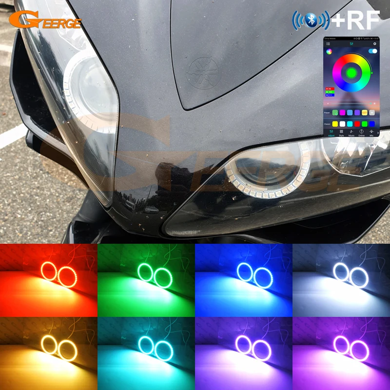 For Yamaha R1 YZF-R1 2004 2005 2006 2007 2008 BT App RF Remote Control Multi-Color Ultra Bright RGB LED Angel Eyes Kit Halo Ring
For Yamaha R1 YZF-R1 2004 2005 2006 2007 2008 BT App RF Remote Control Multi-Color Ultra Bright RGB LED Angel Eyes Kit Halo Ring