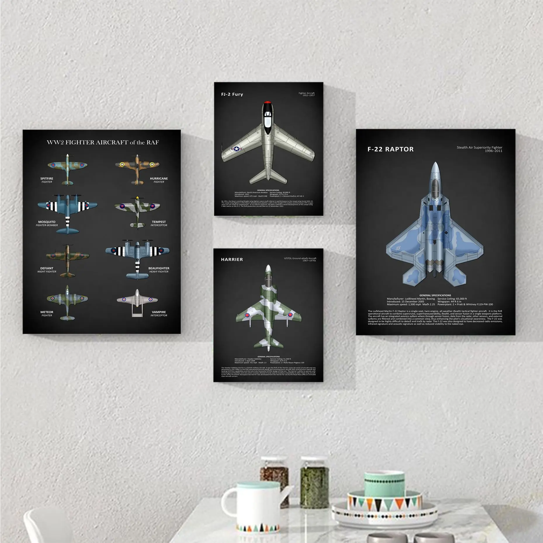 World Famous Aircraft Fighter Classic Vintage Posters Vintage Room Bar Cafe Decor Stickers Wall Painting
World Famous Aircraft Fighter Classic Vintage Posters Vintage Room Bar Cafe Decor Stickers Wall Painting