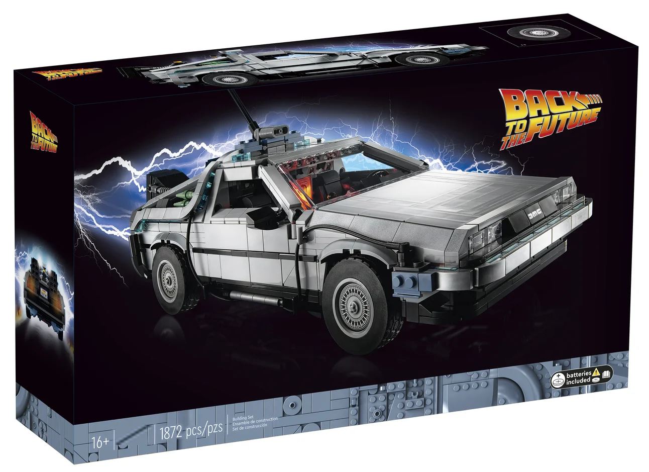 Compatible 10300 Back to the Future Time Machine DeLorean DMC-12 Building Blocks Construction Car Bricks Toys For Children Gifts
Compatible 10300 Back to the Future Time Machine DeLorean DMC-12 Building Blocks Construction Car Bricks Toys For Children Gifts