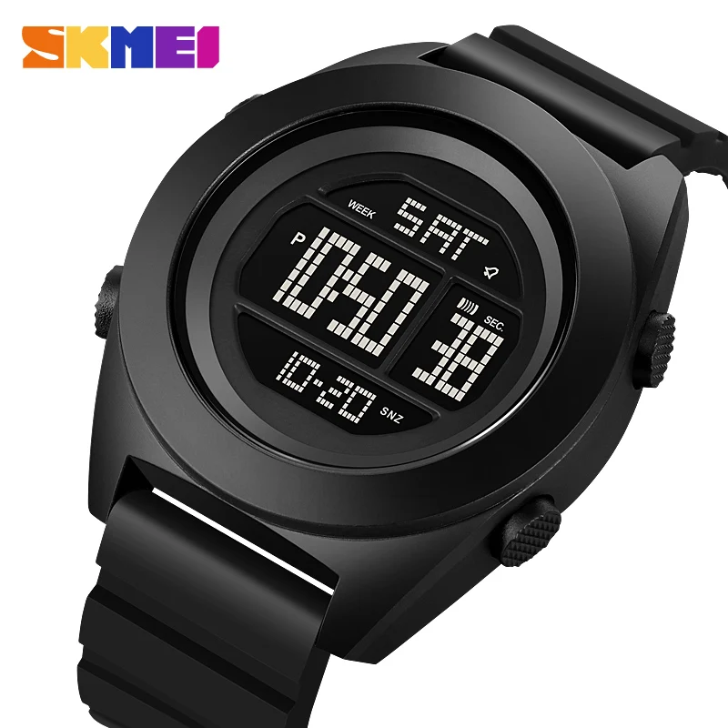 

SKMEI Brand Fashion Mens Watches LED Digital Shockproof Waterproof Alarm Chrono Countdown Sports Wristwatches Relogio Masculino