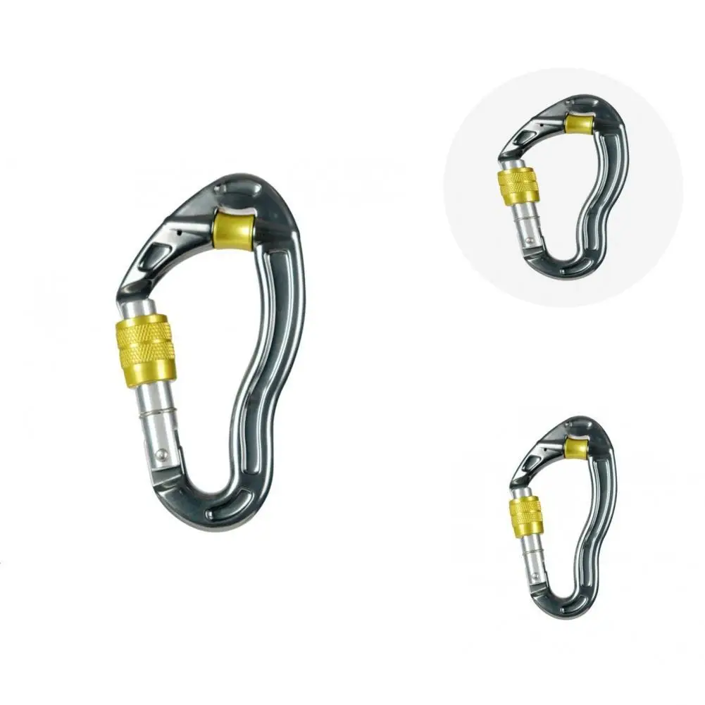 Locking Clip Durable Safety Buckle Sturdy Stable Useful Professional Portable Climbing Carabiner
Locking Clip Durable Safety Buckle Sturdy Stable Useful Professional Portable Climbing Carabiner