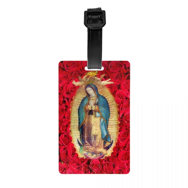 Дева Мария Гуадалупе с цветами, багажная бирка для чемодана, католическая Обложка для личной безопасности, идентификационная бирка
Дева Мария Гуадалупе с цветами, багажная бирка для чемодана, католическая Обложка для личной безопасности, идентификационная бирка