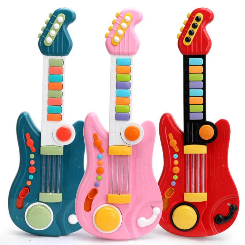 Children's music Electric guitar toy baby enlightenment portable foldable simulation musical instrument yukri gift
Children's music Electric guitar toy baby enlightenment portable foldable simulation musical instrument yukri gift