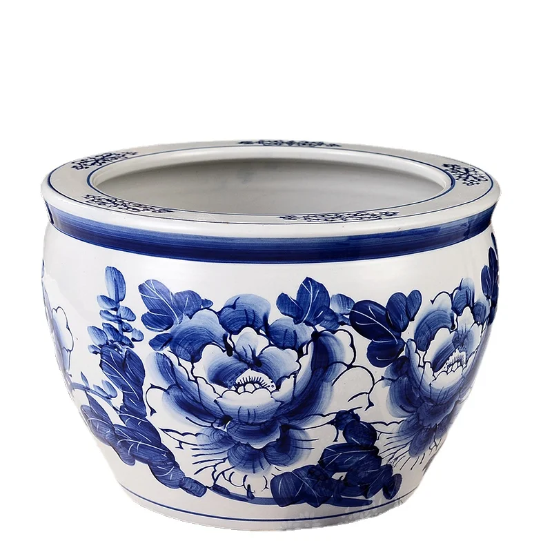 Ceramic Plant Pot Indoor Blue White Rose Flower Ceramic Planter Large Vintage Oriental Planter 12 Inch 70s Pots for Plants Asian
Ceramic Plant Pot Indoor Blue White Rose Flower Ceramic Planter Large Vintage Oriental Planter 12 Inch 70s Pots for Plants Asian