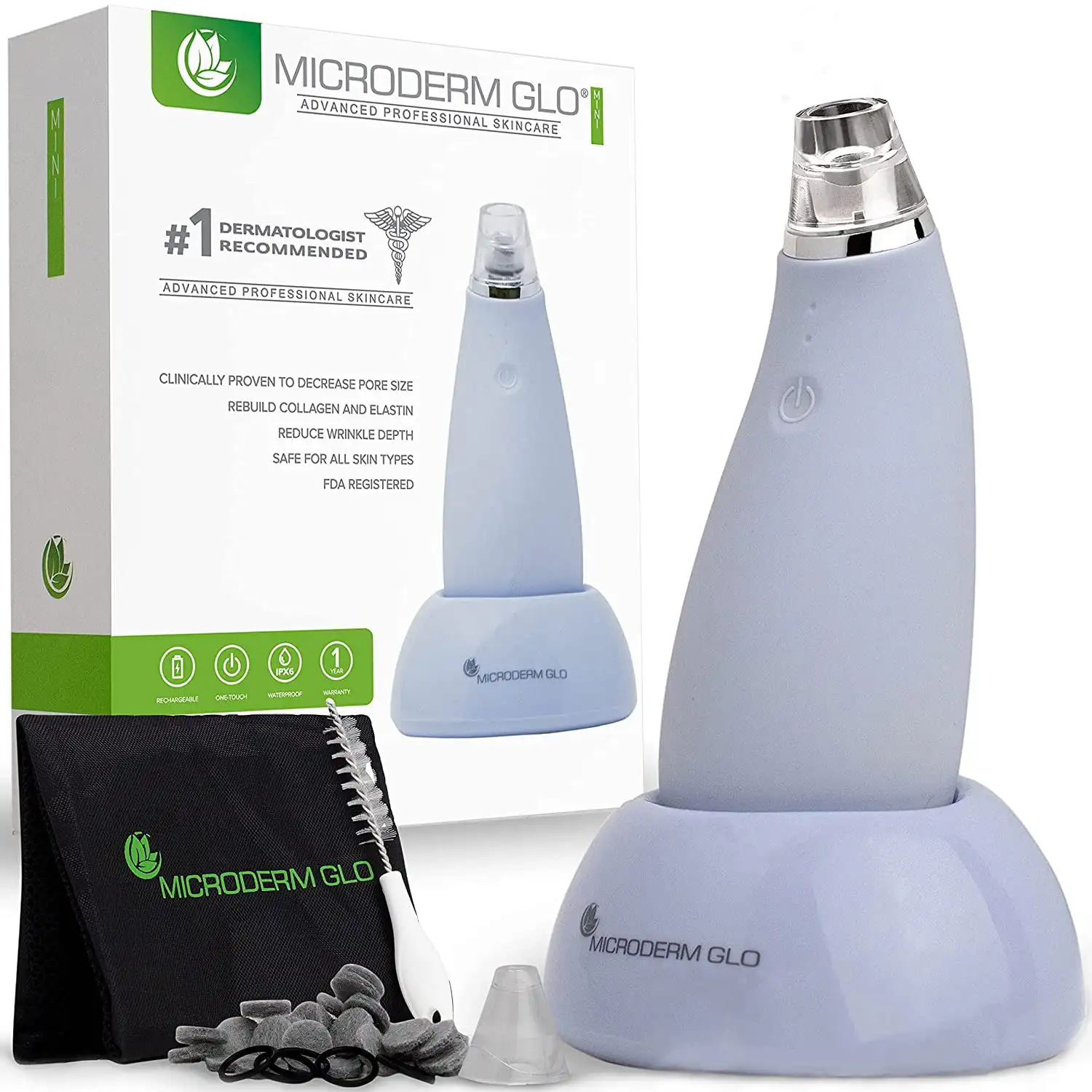 NEW Mini Blackhead Remover Pore Vacuum and Facial Tool with Microdermabrasion Gray
NEW Mini Blackhead Remover Pore Vacuum and Facial Tool with Microdermabrasion Gray