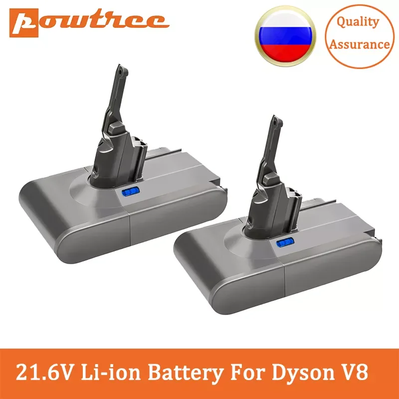 Powtree 4000mAh V8 Battery For 21.6V Dyson V8 Absolute V8 Animal Fluffy Li-ion Vacuum Cleaner 215681 215866-01/02 RA6-UK-HNC1123
Powtree 4000mAh V8 Battery For 21.6V Dyson V8 Absolute V8 Animal Fluffy Li-ion Vacuum Cleaner 215681 215866-01/02 RA6-UK-HNC1123