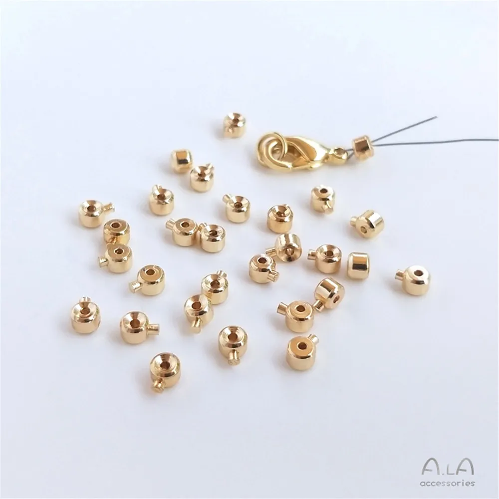 14K Gold Filled Plated Buckle hand DIY bracelet end clip wire rope fishing line positioning buckle buckle
14K Gold Filled Plated Buckle hand DIY bracelet end clip wire rope fishing line positioning buckle buckle
