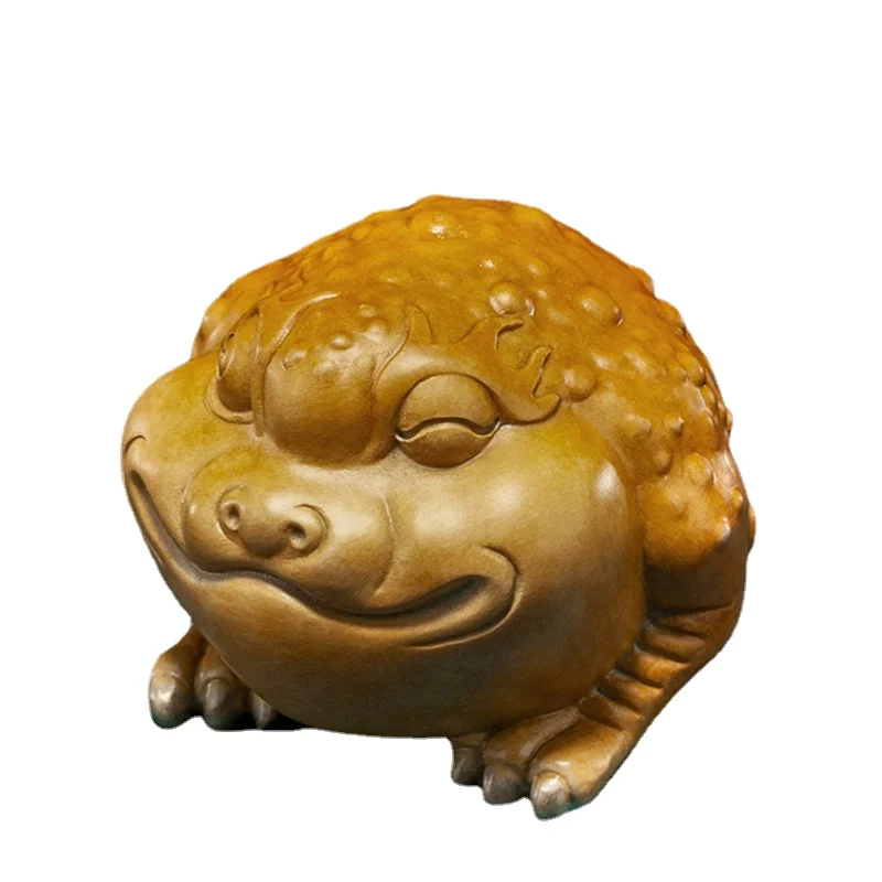 Copper Master Copper Ornaments Cute Golden Toad Copper Crafts Home Ornament Living Room Desktop Decoration
Copper Master Copper Ornaments Cute Golden Toad Copper Crafts Home Ornament Living Room Desktop Decoration