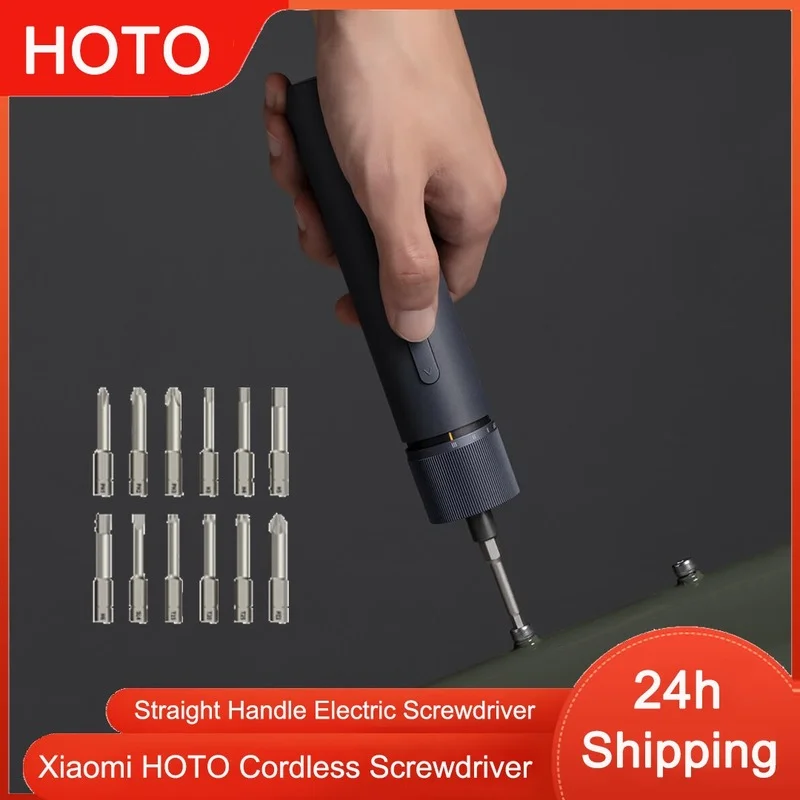 Xiaomi HOTO Power Tools Smart Cordless Screwdriver Kit Rechargeable Mini Electric Screw Driver Tool with S2 Steel 12 Bits Set
Xiaomi HOTO Power Tools Smart Cordless Screwdriver Kit Rechargeable Mini Electric Screw Driver Tool with S2 Steel 12 Bits Set