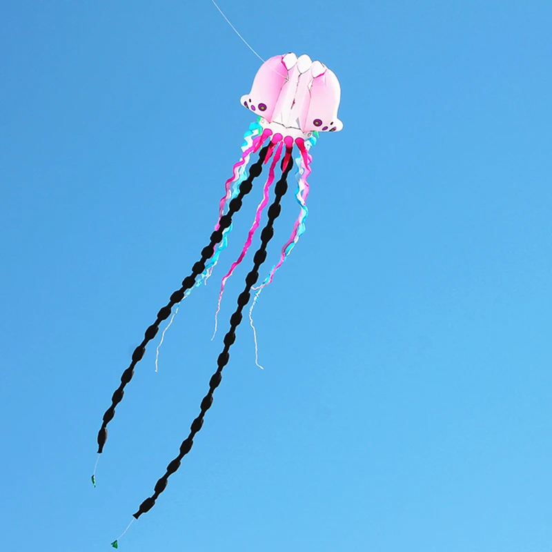 free shipping 20m large jellyfish kite flying soft kites for adults reel weifang big kite octopus kites trilobites fabric
free shipping 20m large jellyfish kite flying soft kites for adults reel weifang big kite octopus kites trilobites fabric