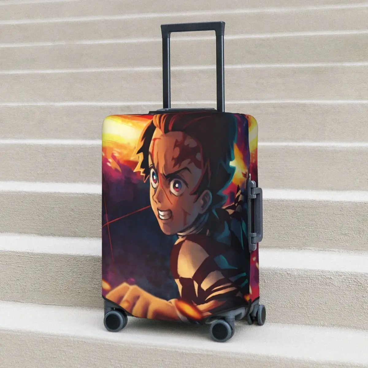 Demon Slayer Suitcase Cover Kimetsu No Yaiba Anime Practical Travel Protector Luggage Accesories Vacation
Demon Slayer Suitcase Cover Kimetsu No Yaiba Anime Practical Travel Protector Luggage Accesories Vacation