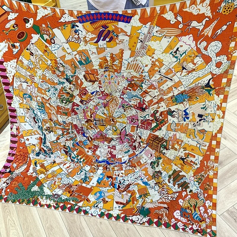 Luxury Brand Woman Scarf 70% Cashmere 30% Silk Scarf Shawl 135*135cm Exquisite Handmade Edge Scarves 2022 Designer Thermal Scarf
Luxury Brand Woman Scarf 70% Cashmere 30% Silk Scarf Shawl 135*135cm Exquisite Handmade Edge Scarves 2022 Designer Thermal Scarf