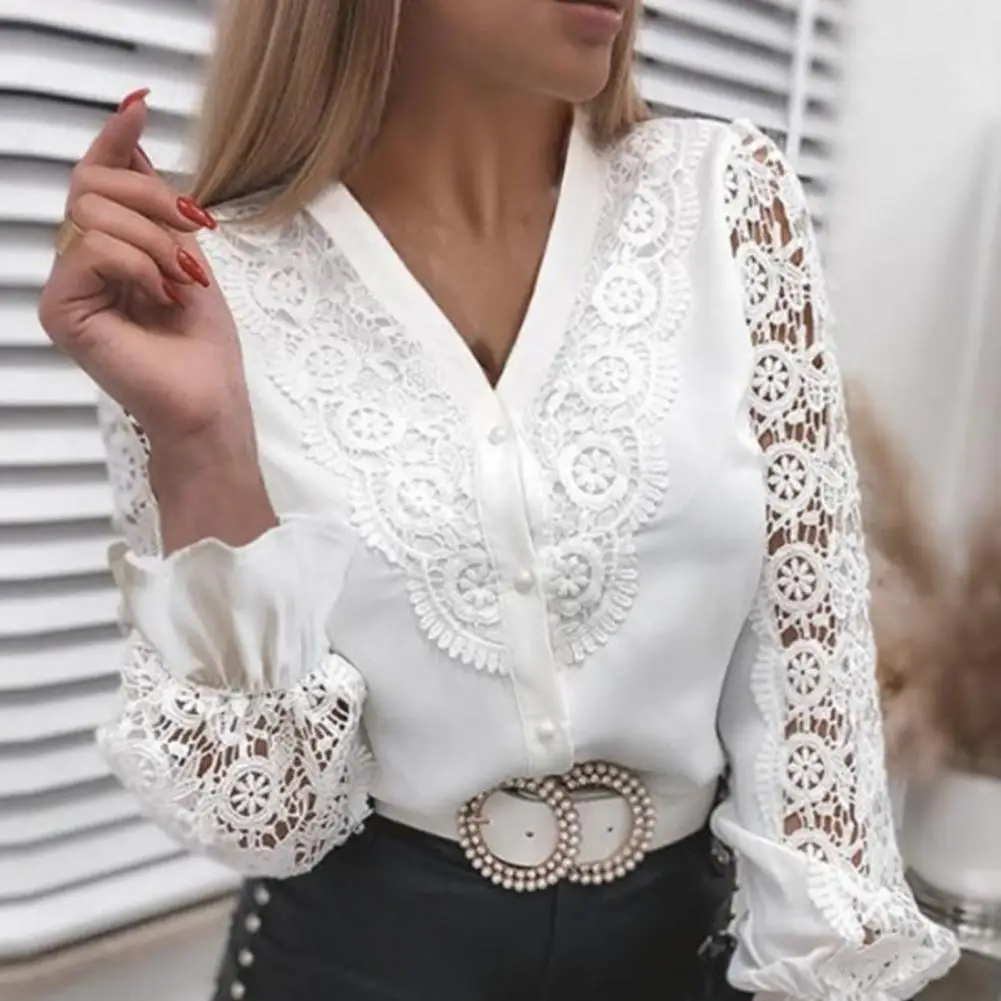 Stylish Women Shirt Elegant Long Sleeve Lady Single-breasted Stand Collar Office Lady Blouse Fashion Shirt Comfortable
Stylish Women Shirt Elegant Long Sleeve Lady Single-breasted Stand Collar Office Lady Blouse Fashion Shirt Comfortable