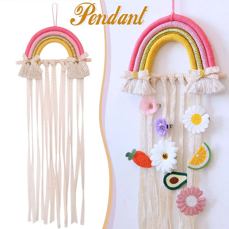 Rainbow Tassel Ornaments Colorful Rope Woven Wall Art Hanging Accessories For Bedroom Party Supplies XR-Hot
Rainbow Tassel Ornaments Colorful Rope Woven Wall Art Hanging Accessories For Bedroom Party Supplies XR-Hot