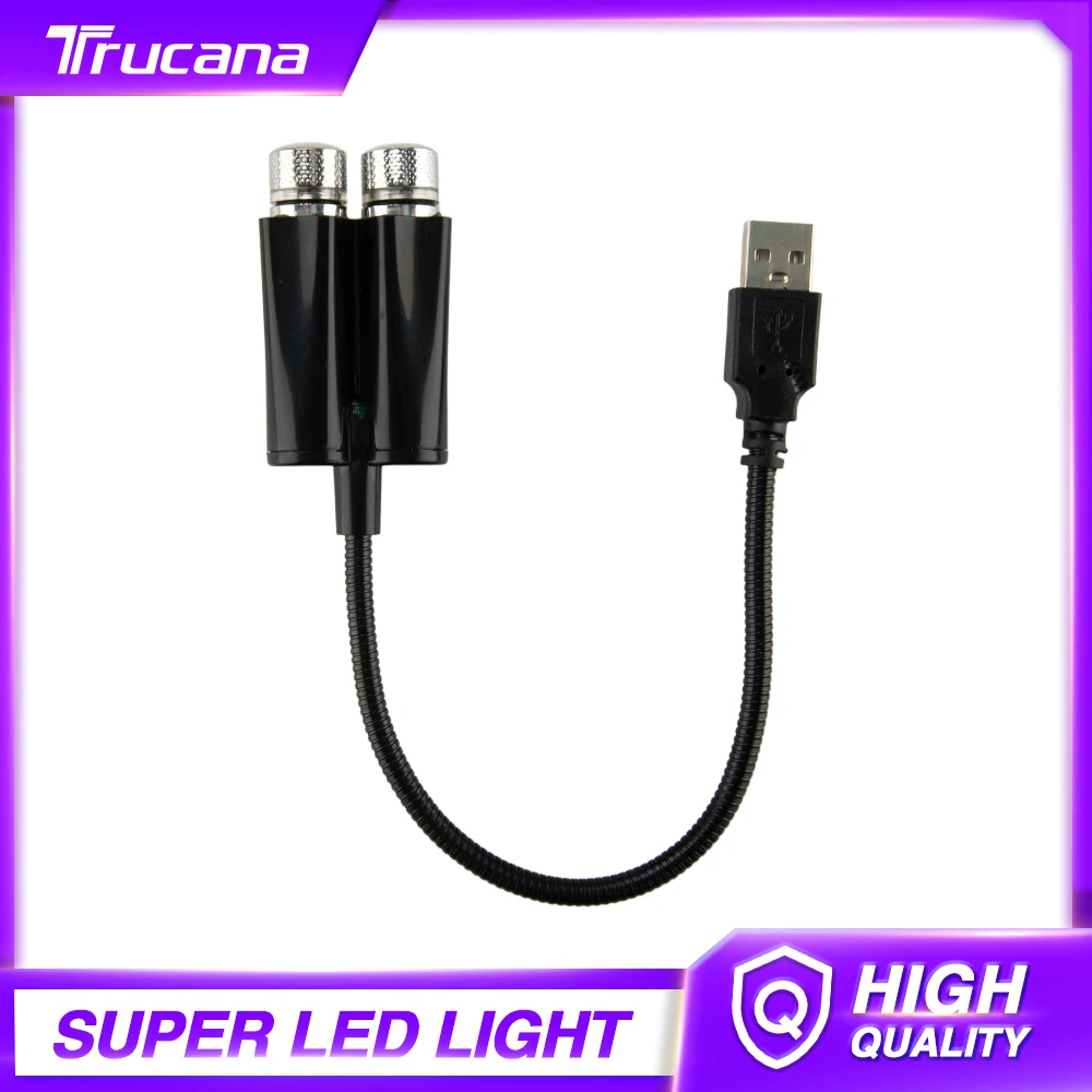 Trucana LED Car Roof Star Night Light Projector Atmosphere Galaxy Lamp USB Decorative Lamp Adjustable Car Interior Decor Light
Trucana LED Car Roof Star Night Light Projector Atmosphere Galaxy Lamp USB Decorative Lamp Adjustable Car Interior Decor Light