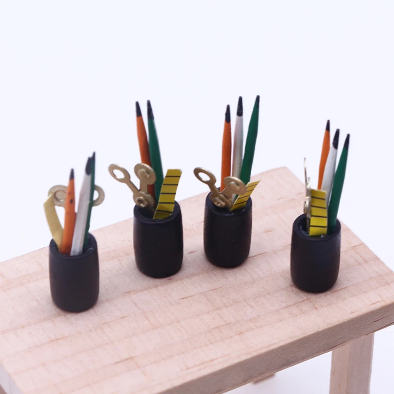 1 Set 1:12 Dollhouse Miniature Ruler Pencil Pen Holder Set Pretend Play Decor Toys Pretend Play Doll Home Decor
1 Set 1:12 Dollhouse Miniature Ruler Pencil Pen Holder Set Pretend Play Decor Toys Pretend Play Doll Home Decor